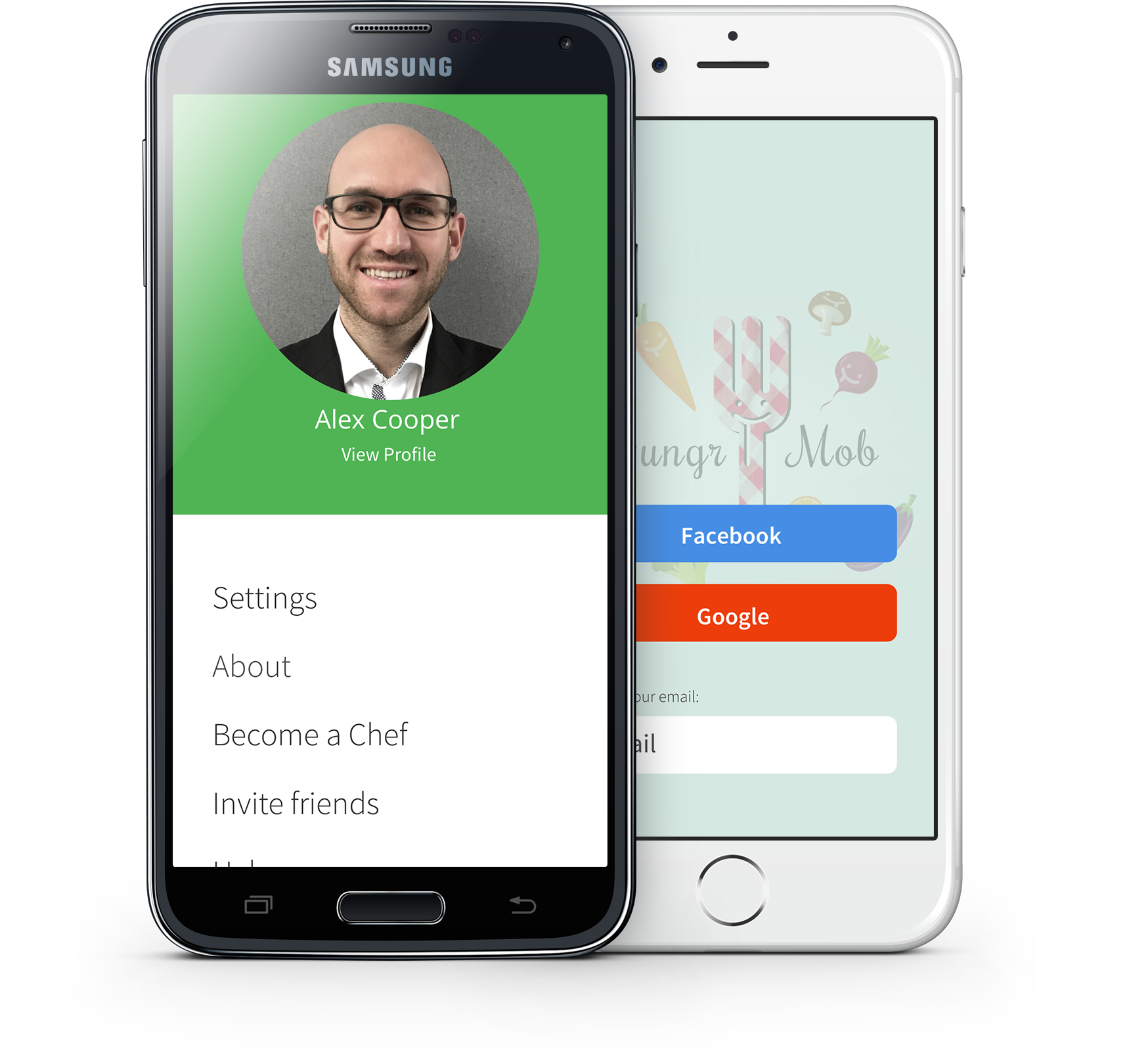 Hungry Mob - startup coded and designed by Mars Spiders