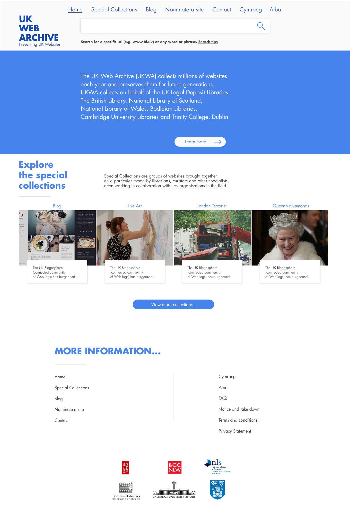 Open Web Archive - designed and coded well