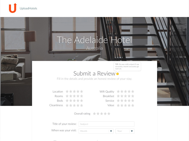Upload Hotels is the site to go and video review your hotel.